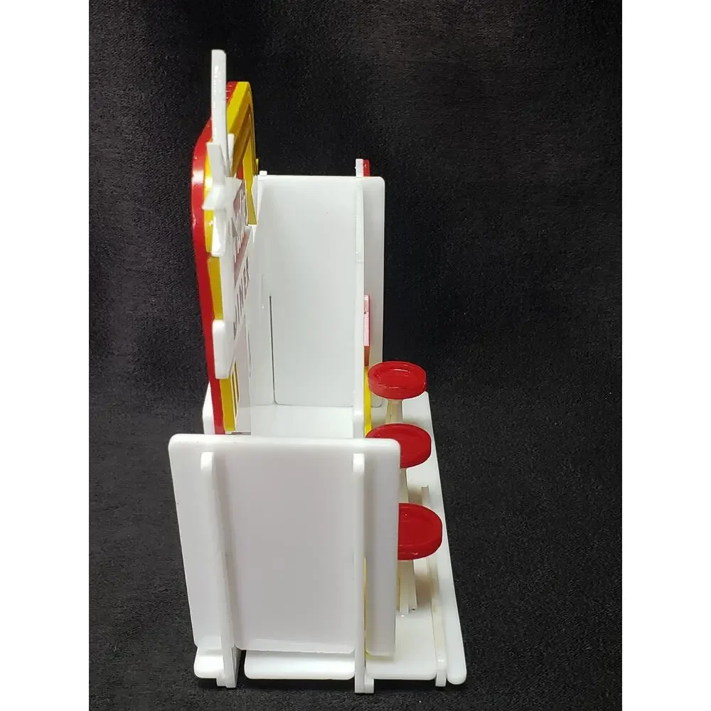 Handmade Colorful Vintage Birdie's Diner Bar Style Stool Bird Feeder Perch